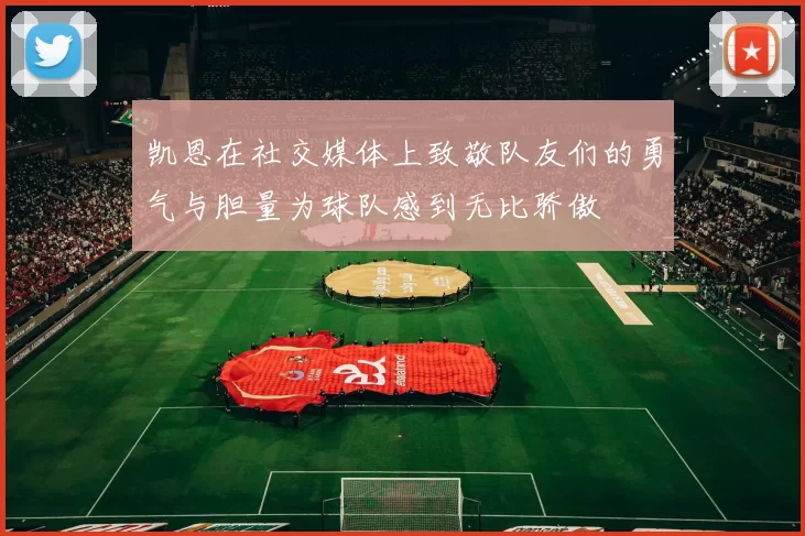 凯恩在社交媒体上致敬队友们的勇气与胆量为球队感到无比骄傲